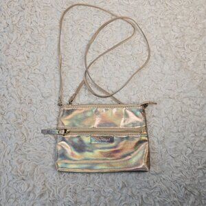 Vintage Lilly Pulitzer Iridescent Gold Crossbody Mini Bag